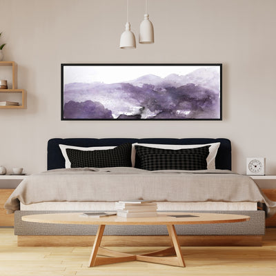 Purple Cloud, Fine art gallery wrapped canvas 16x48