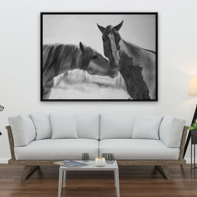 Horses Lover, Fine art gallery wrapped canvas 24x36