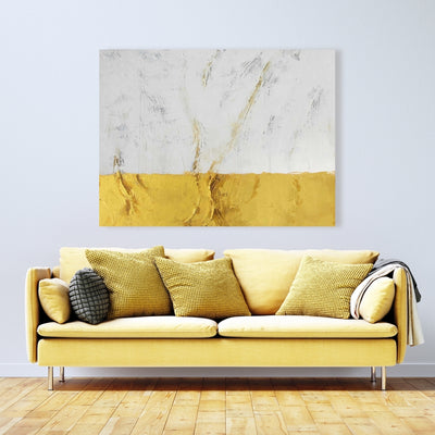 Golden Shine, Fine art gallery wrapped canvas 16x48