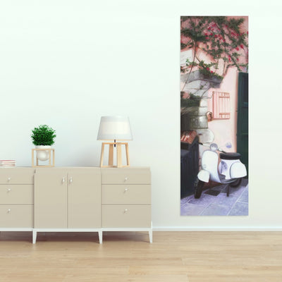 Kiosk In Italy, Fine art gallery wrapped canvas 16x48