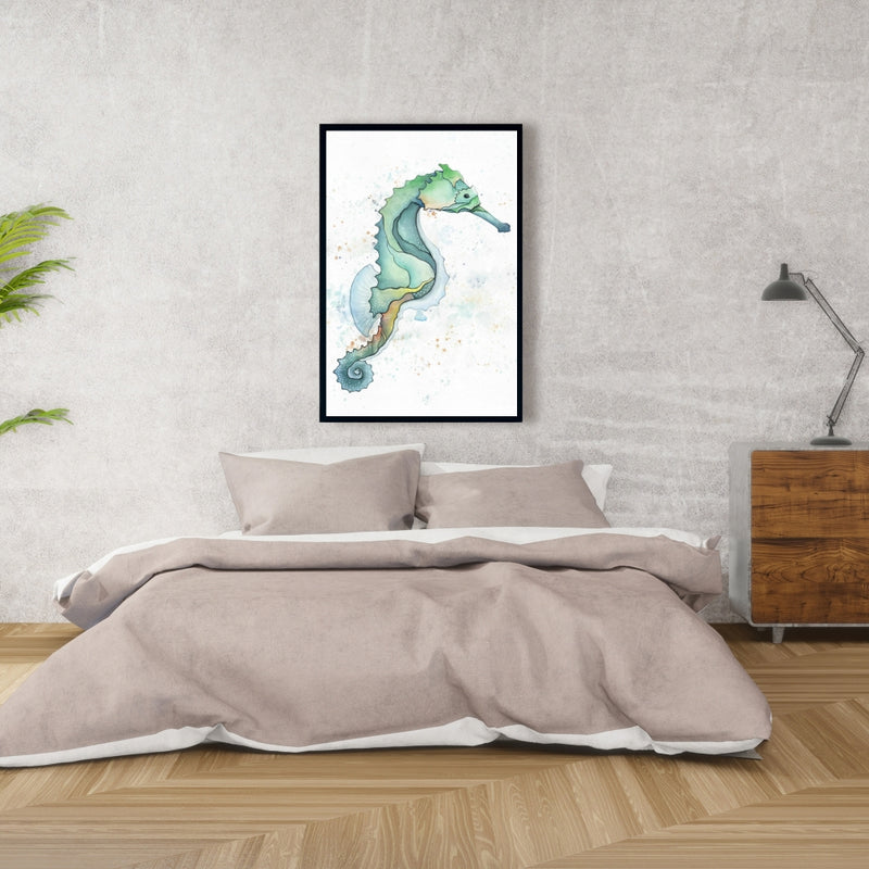 Sea Horse, Fine art gallery wrapped canvas 24x36