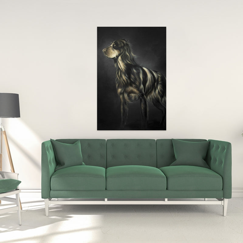 Picard Spaniel, Fine art gallery wrapped canvas 24x36