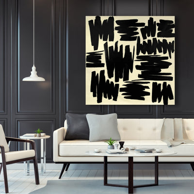 Deconstructed Stripes, Fine art gallery wrapped canvas 24x36