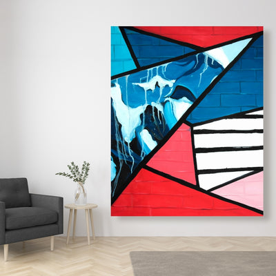 Diagonal Unity, Fine art gallery wrapped canvas 24x36