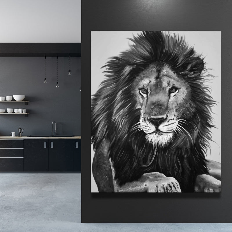 The Lion King, Fine art gallery wrapped canvas 24x36