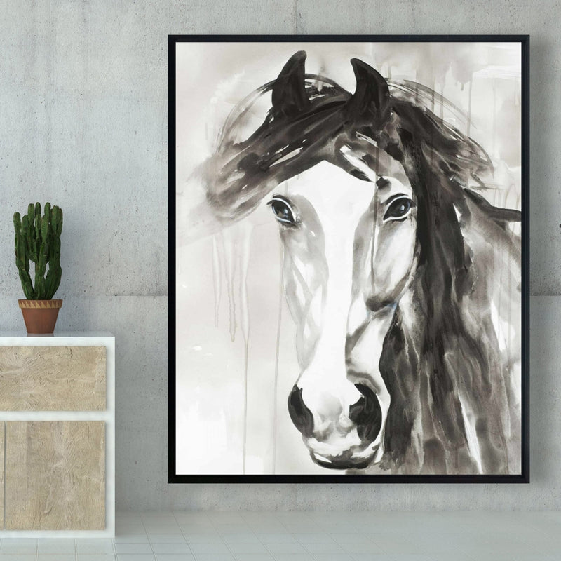 Beautiful Wild Horse, Fine art gallery wrapped canvas 24x36