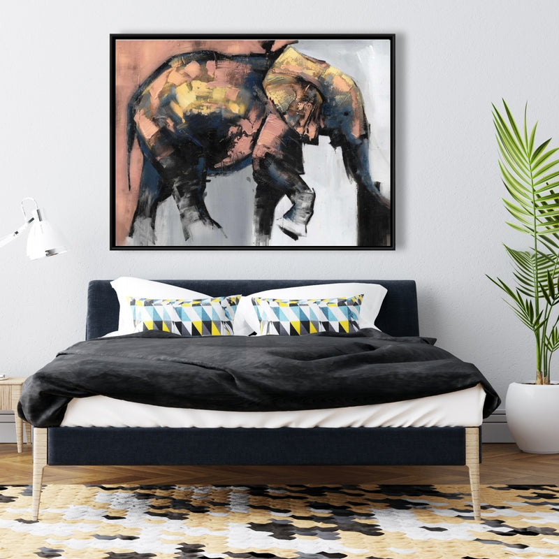 Beautiful Elephant, Fine art gallery wrapped canvas 36x48