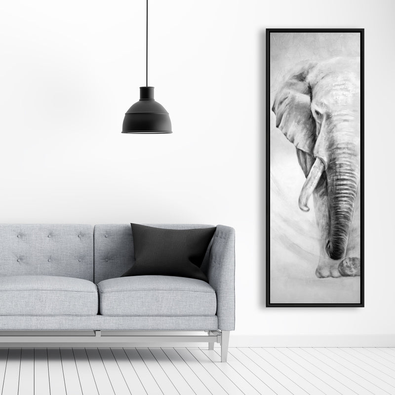 Great Elephant, Fine art gallery wrapped canvas 16x48
