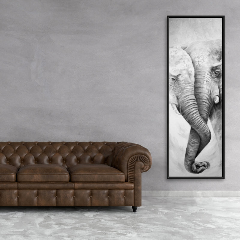 Togetherness, Fine art gallery wrapped canvas 16x48