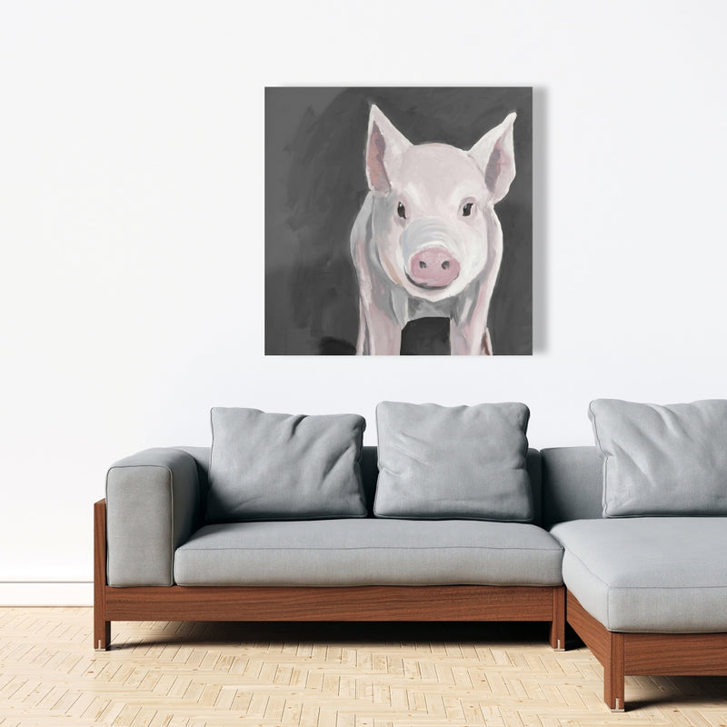 Little Piglet, Fine art gallery wrapped canvas 36x36