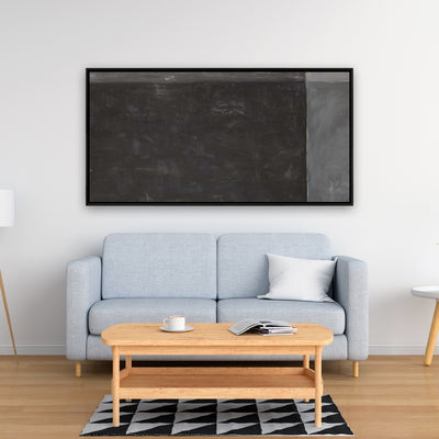 Four Shades Of Gray, Fine art gallery wrapped canvas 16x48