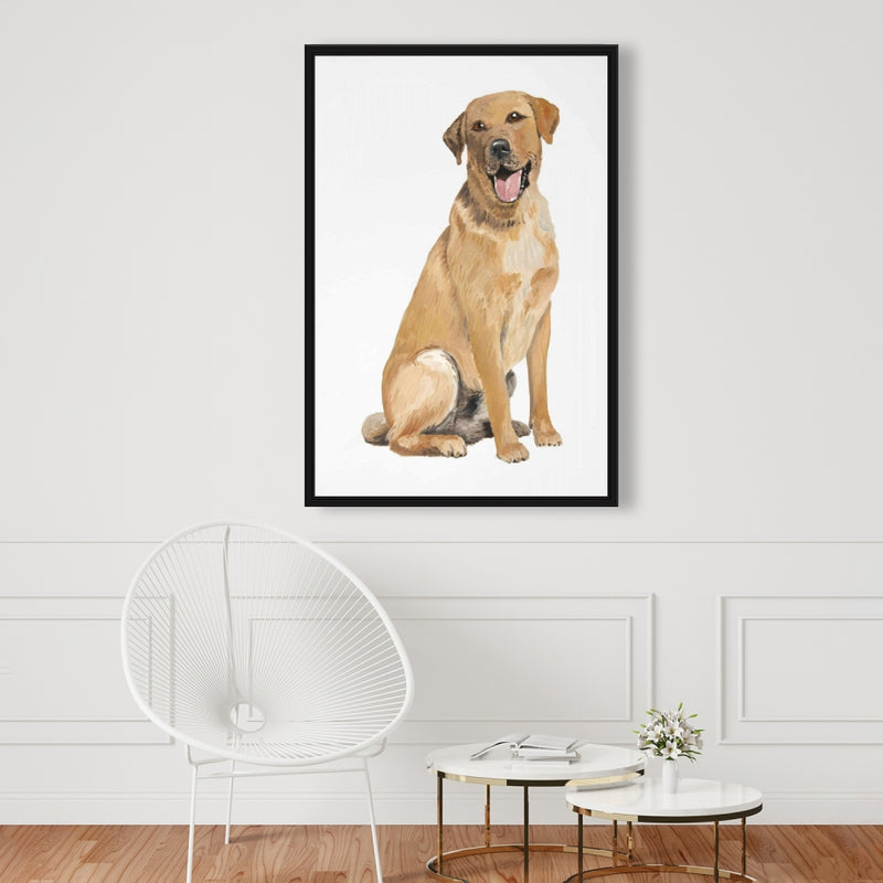 Labrador Retriever, Fine art gallery wrapped canvas 24x36