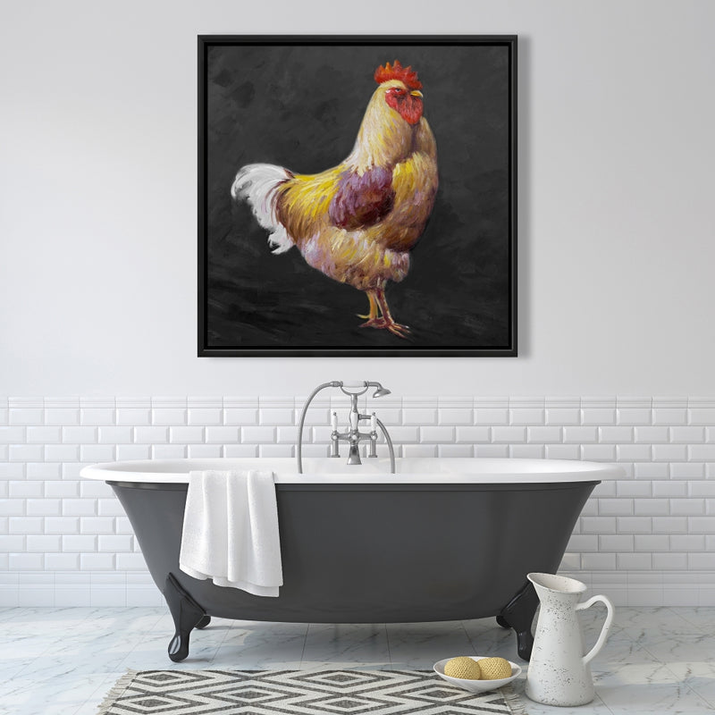 Beautiful Rooster 2, Fine art gallery wrapped canvas 24x36