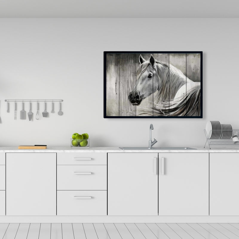 Rustic Horse, Fine art gallery wrapped canvas 24x36