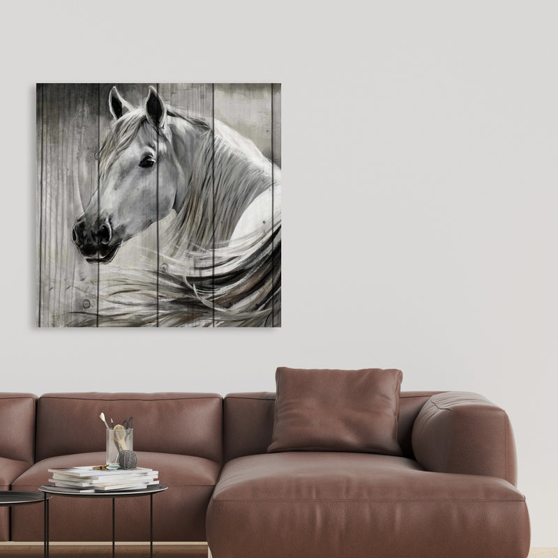 Rustic Horse, Fine art gallery wrapped canvas 24x36