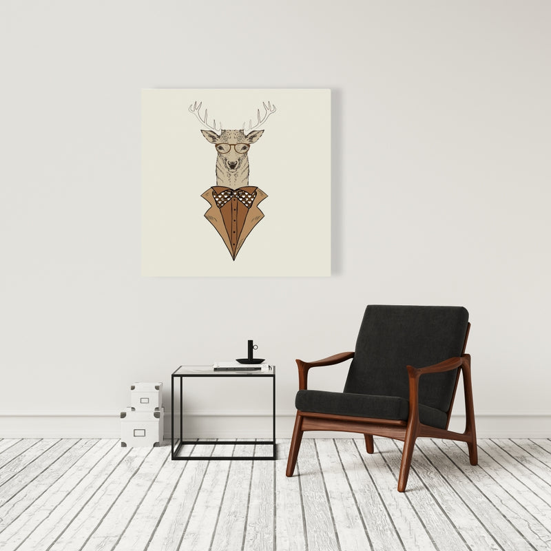 Deer With Brown Coat, Fine art gallery wrapped canvas 24x36