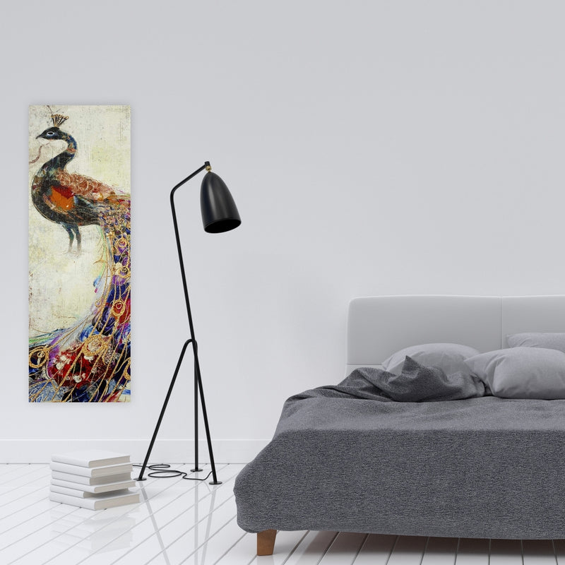 Majestic Peacock, Fine art gallery wrapped canvas 16x48