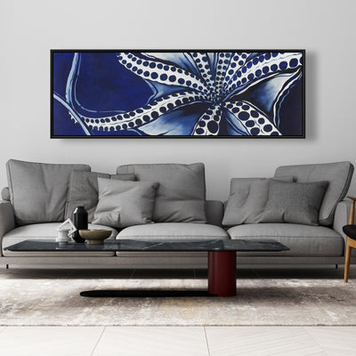 Dancing Octopus, Fine art gallery wrapped canvas 16x48