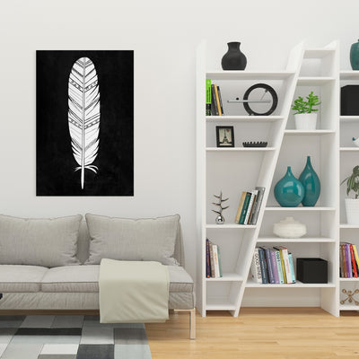 Native American Feather, Fine art gallery wrapped canvas 16x48