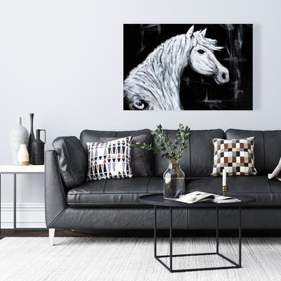Horse Profile View, Fine art gallery wrapped canvas 24x36