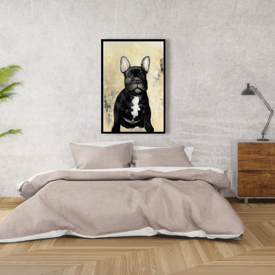 French Bulldog, Fine art gallery wrapped canvas 24x36