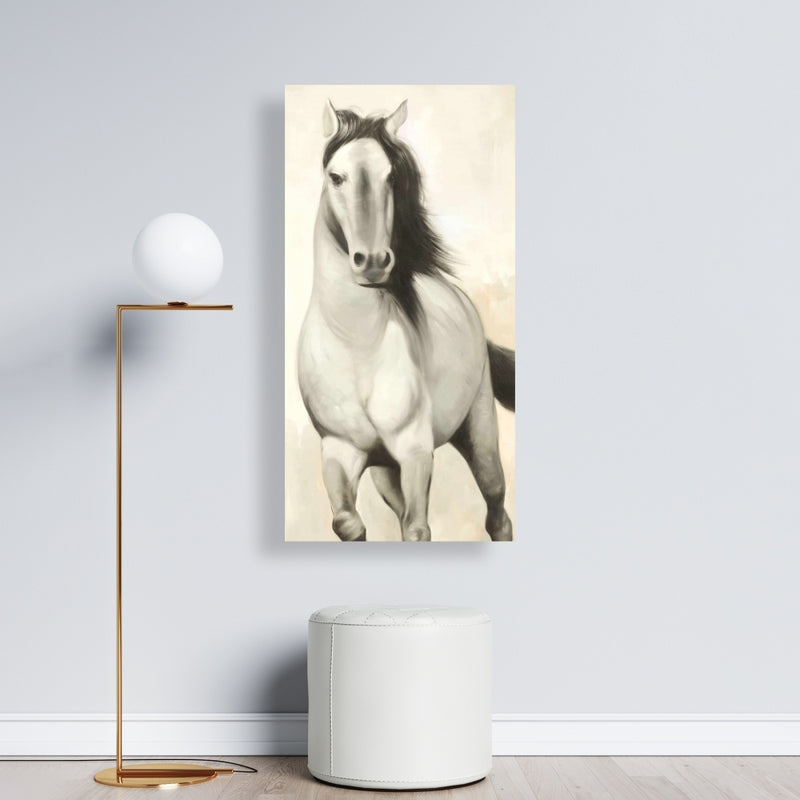 Graceful Horse, Fine art gallery wrapped canvas 16x48
