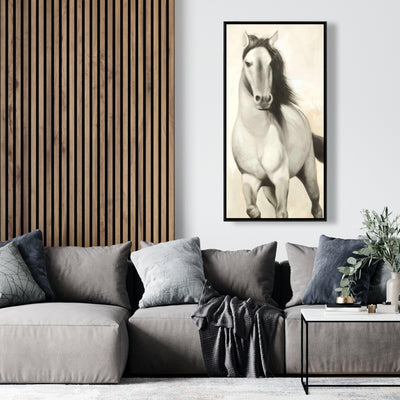 Graceful Horse, Fine art gallery wrapped canvas 16x48