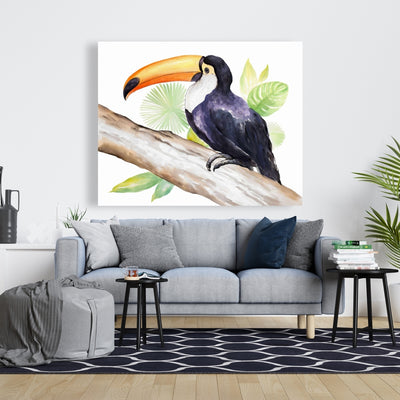 Toucan Perched , Fine art gallery wrapped canvas 24x36