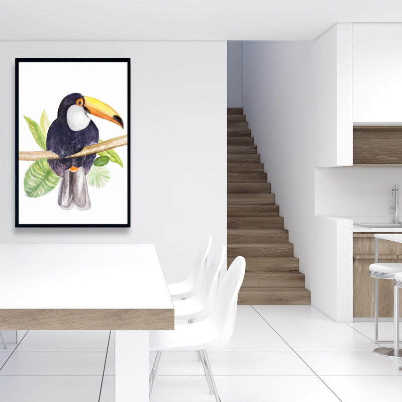 Toucan, Fine art gallery wrapped canvas 24x36