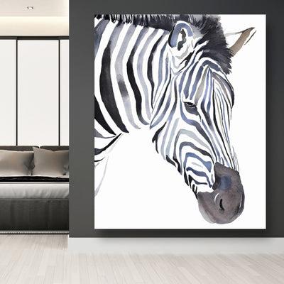 Zebra, Fine art gallery wrapped canvas 24x36