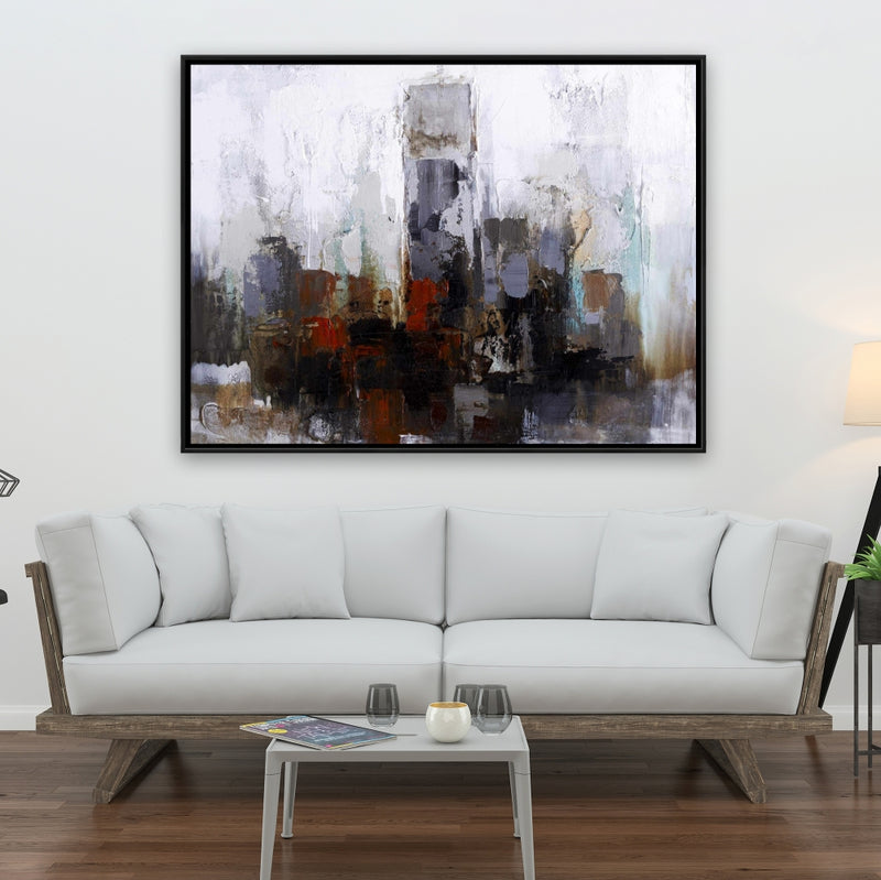 Obscure Buildings, Fine art gallery wrapped canvas 24x36