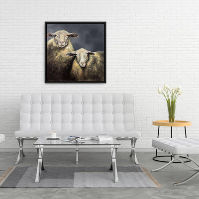 Two Sheeps, Fine art gallery wrapped canvas 24x36