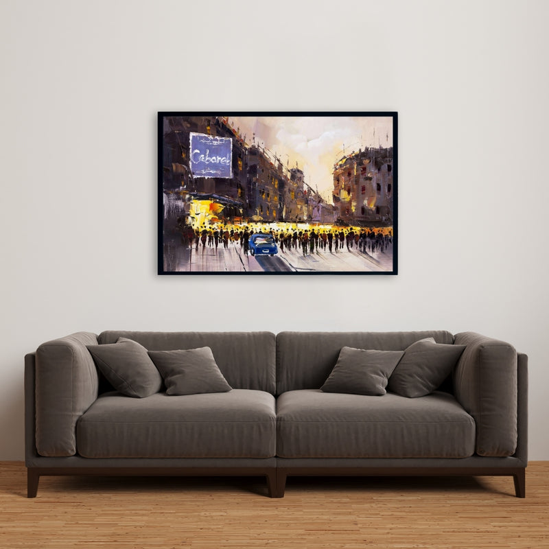 Ready For The Show, Fine art gallery wrapped canvas 16x48
