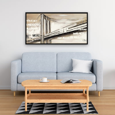 City Brige, Fine art gallery wrapped canvas 16x48