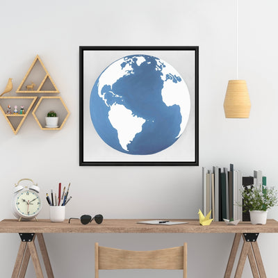 The Earth, Fine art gallery wrapped canvas 36x36