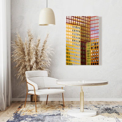 Skyscrapers, Fine art gallery wrapped canvas 24x36