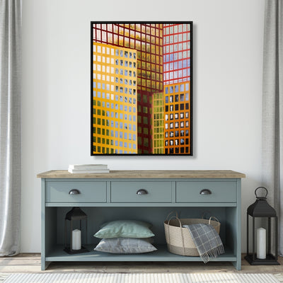 Skyscrapers, Fine art gallery wrapped canvas 24x36