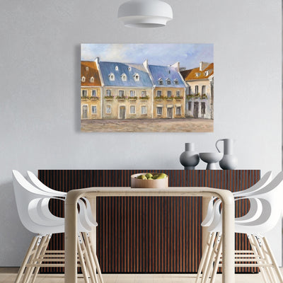 Old Quebec City, Fine art gallery wrapped canvas 16x48