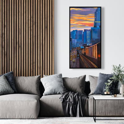 Subway In New-York City, Fine art gallery wrapped canvas 24x36