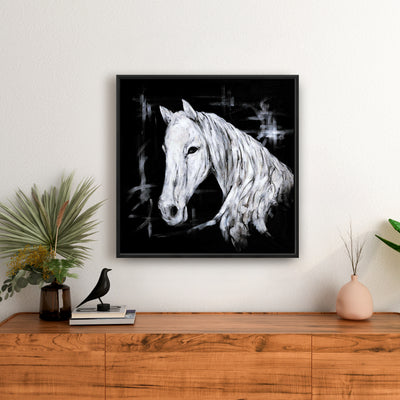 Abstract Horse Profile View, Fine art gallery wrapped canvas 24x36