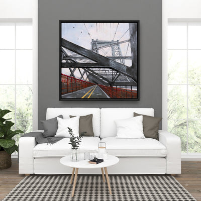 Bridge Architecture, Fine art gallery wrapped canvas 24x36