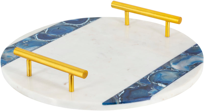 Cerulean Decorative Tray Decorative Accents, Decorative Tray, Modern