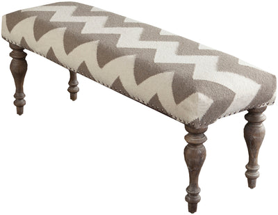Frontier Upholstered Bench Furniture, Upholstered Bench, Traditional